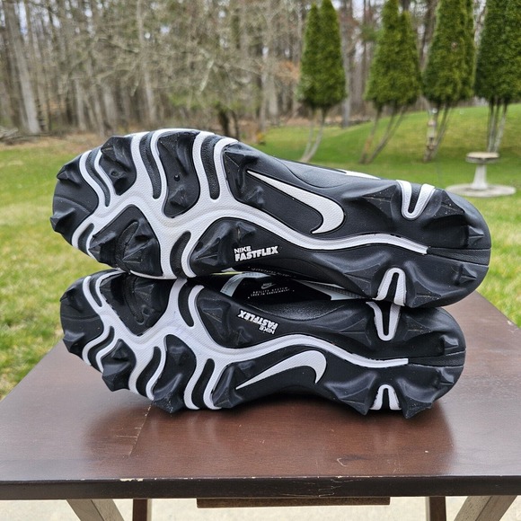 Mens Nike Alpha Menace 3 Shark Football Cleat Black CV0582-001 Fastflex Sz 12 - Picture 8 of 10